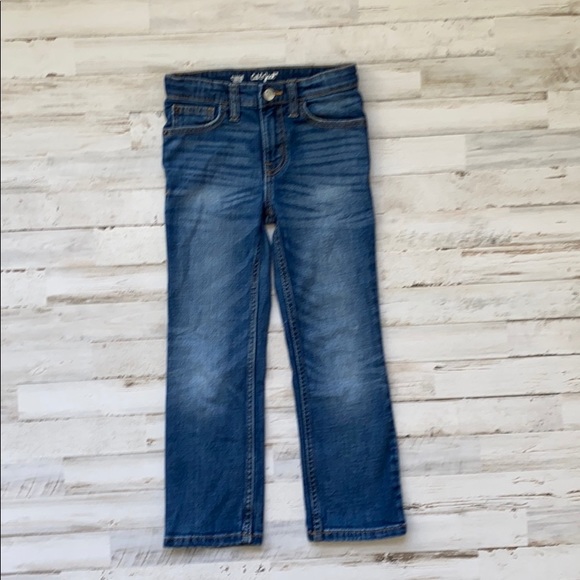 Boys size 6 Cat & Jack adjustable waist jeans EUC - Picture 1 of 7